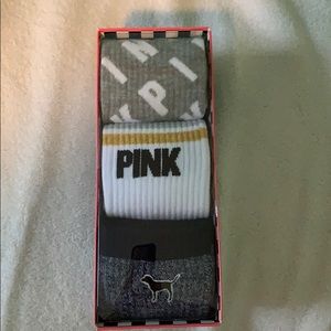BRAND NEW VS PINK KNEE HIGH SOCK PACK